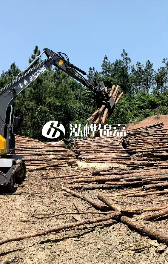 云南4米松木樁批發(fā)價(jià)格多少-4米小頭13-15直徑多少錢一根？