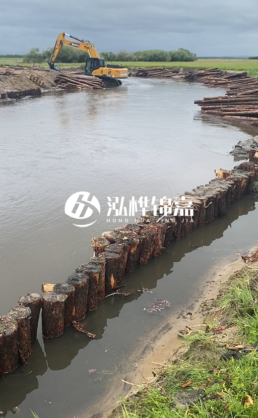 4米松木樁能用于圍堰工程嗎？4 米松木樁打樁深度要多少？