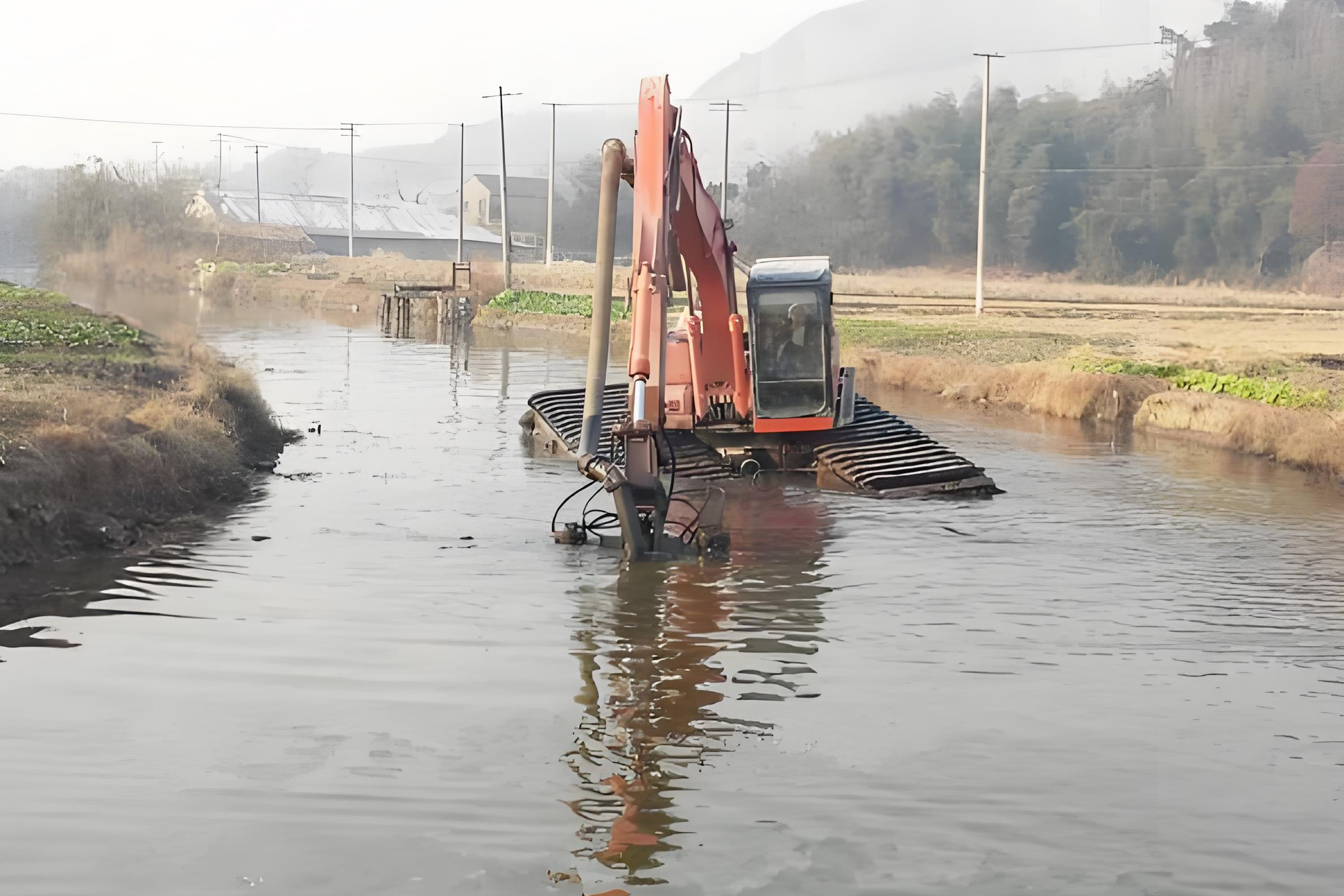 重慶渝中水上挖機清淤隊 - 魚塘清淤的成本大概是多少？