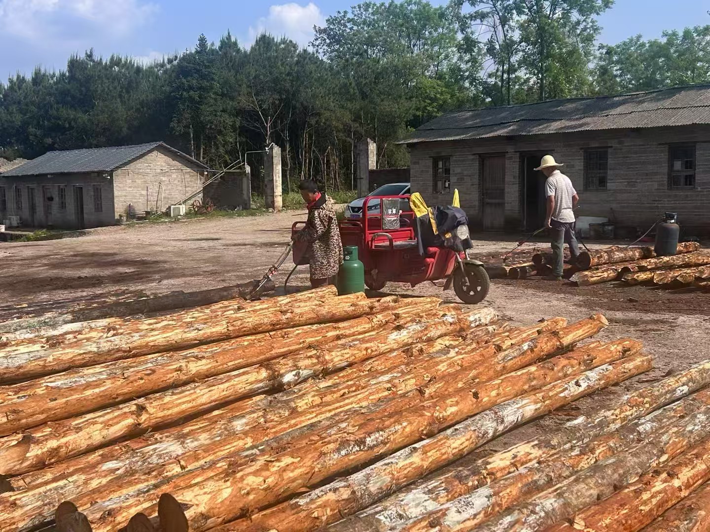 松木樁施工隊泓樺錦嘉 - 建房子地基打木樁靠譜嗎？